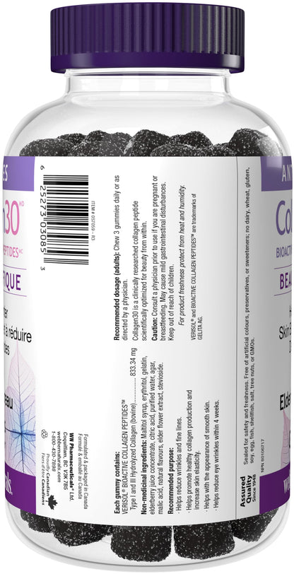 Collagen30 Anti-Wrinkle Gummy, 110 Gummies