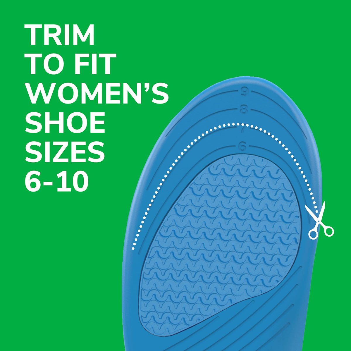 Dr. Scholl’s Athletic Series Sport Insoles for Women, 1 Pair, Size 6-10