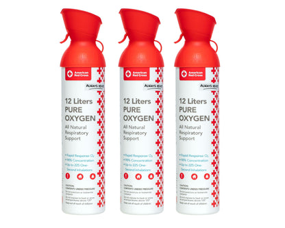 American Red Cross + Boost Oxygen | Extra Large 12L Canister (3 Pack)