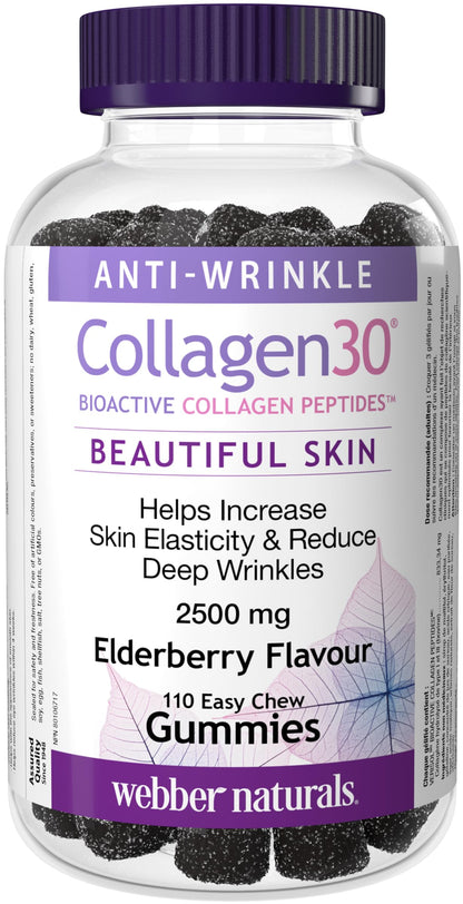 Collagen30 Anti-Wrinkle Gummy, 110 Gummies