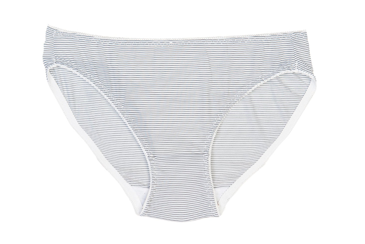 RUFINA 855 - Pack of 4 - Women's Low-Cut Bikini Brief Panties Silky Soft and Comfort Underwear (Large)