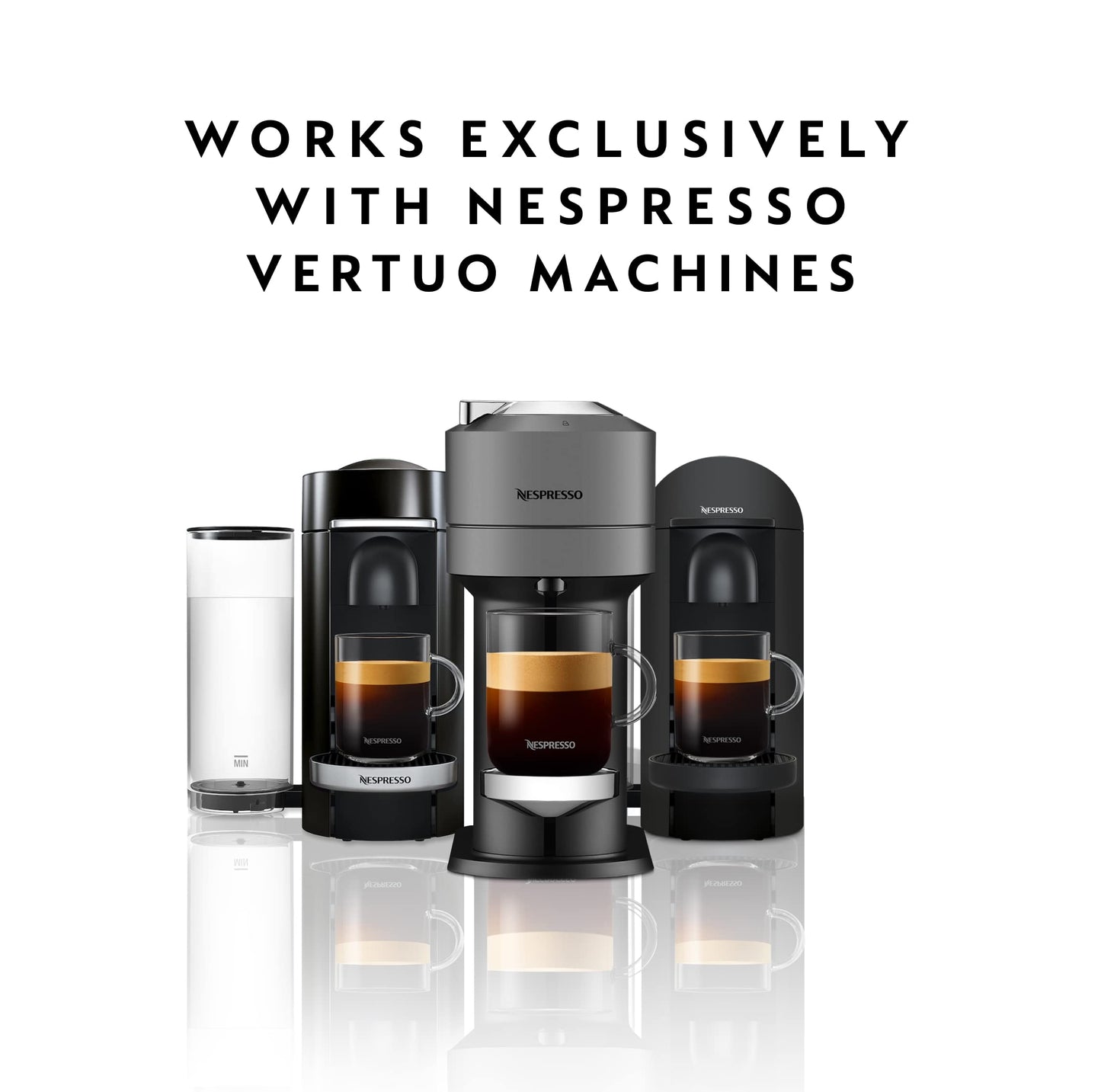 Nespresso Capsules Vertuo, Melozio, Medium Roast Coffee, 50 Count Bulk Loose  Coffee Pods