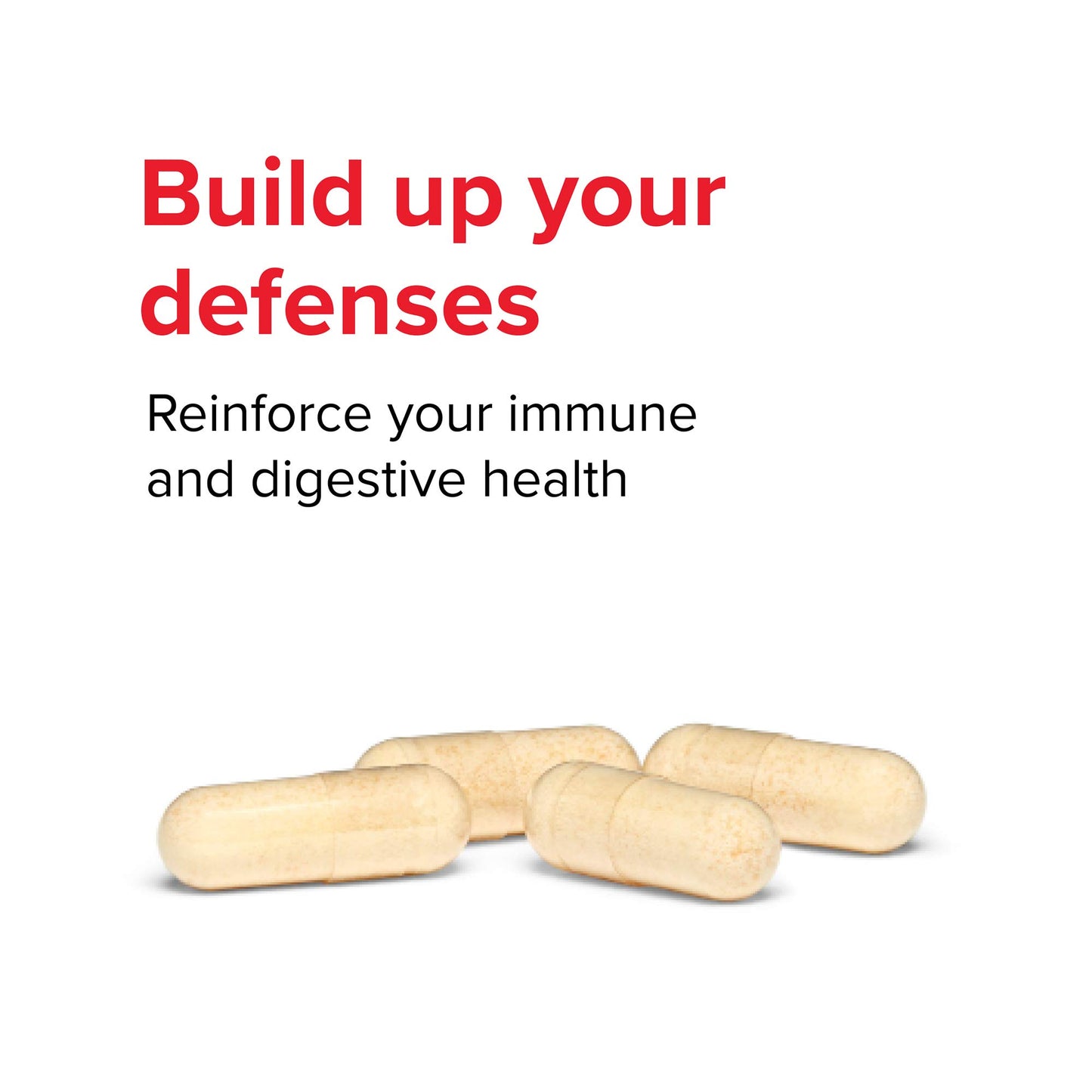 Vibrant Health, Immune Defense, Natural Immune and Digestive Support, 60 Capsules
