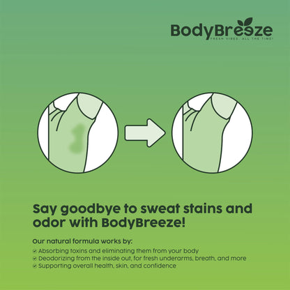 BodyBreeze Internal Deodorant Supplement - 30 Capsules