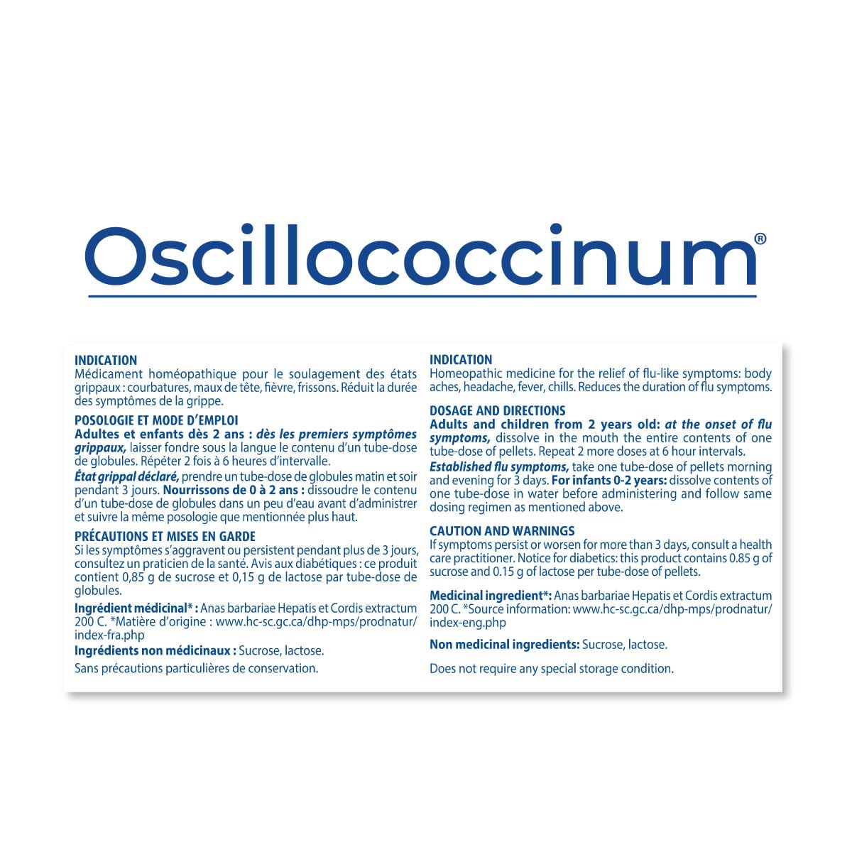 Boiron Oscillococcinum 30 Doses, Homeopathic Medicine