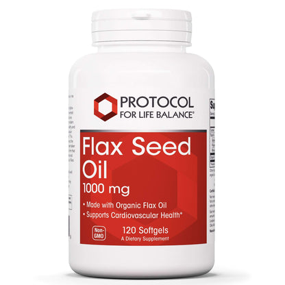 Protocol - Flax Seed Oil 1000mg Organic - 120 Gels