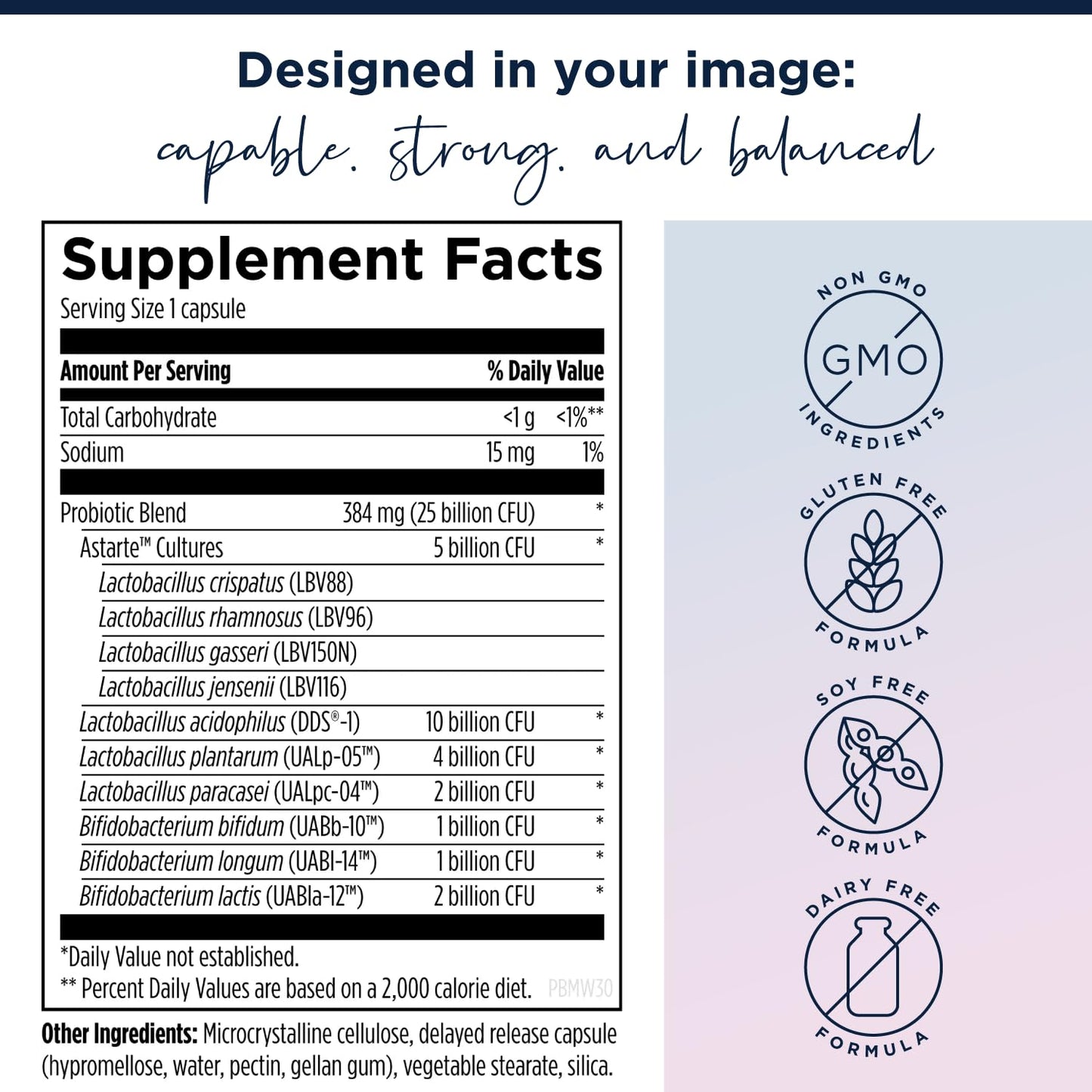 Designs for Health Vitamin D & Women's Probiotic Bundle - ProbioMed Women (30 Capsules) Gut Health & Vaginal Probiotic with Vitamin D Supreme (30 Capsules) with Vitamin K2 for Immune & Bone Health