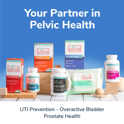 Utiva UTI Test Strips, 2-Minute Urinary Tract Home Test Kit, 3 Tests