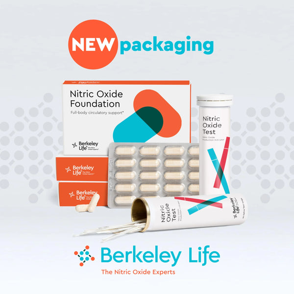 Berkeley Life Nitric Oxide Test Strip Used Worldwide by Olympians & Elite Athletes - Take Control of Your Heart Health Measure, Manage, & Optimize Blood Flow & Oxygen Delivery in Your Body - 50 Count
