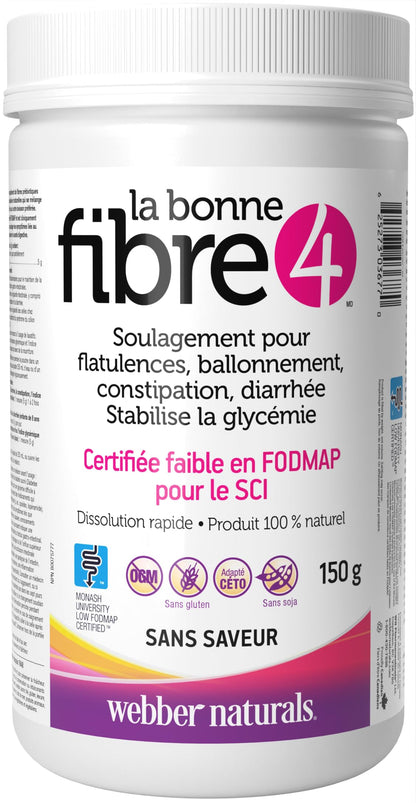 Fibre4 All-Natural Soluble Dietary Fibre Supplement, 150g, Unflavoured
