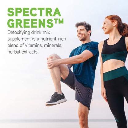 DAVINCI Labs Spectra Greens Detoxifier - Probiotic Supplement Aids Digestive Health Heart Health & Detoxification* - Immune Health Supplement with Digestive Enzymes - 30 Servings (356.25 g)