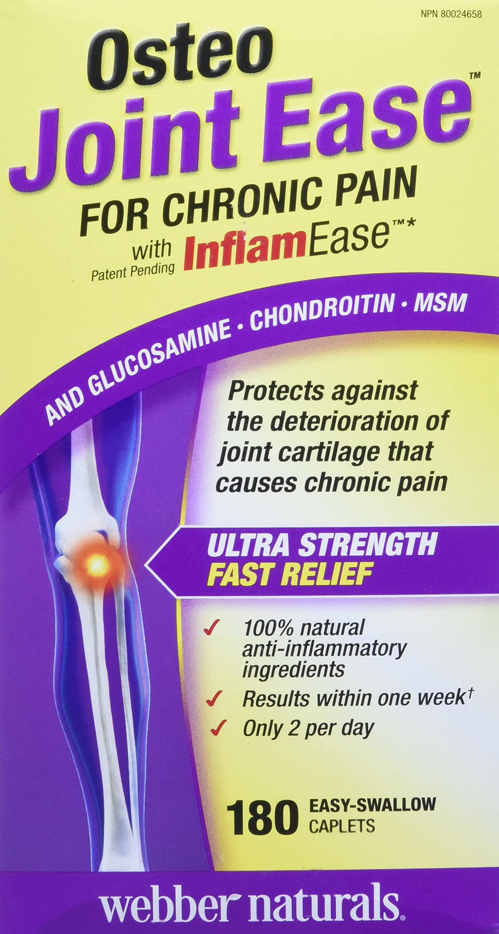 Webber natural Webber Naturals Osteo Joint Ease (180 Capsules)