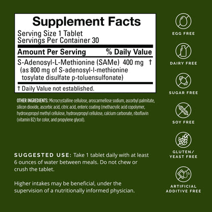 BRAINMD Dr Amen Same Mood & Movement 400-30 Tablets - Promotes Emotional Balance, Liver Health, Joint Comfort & Mobility - Gluten Free - 30 Servings