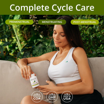 BIOptimizers - Cycle Support - Period Support Supplement for Women - Bloating and Cramping Menstrual Relief - 90 Capsules