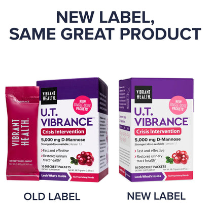 Vibrant Health, U.T. Vibrance Stick Packs, Crisis Intervention for Urinary Tract Health, 10 Servings