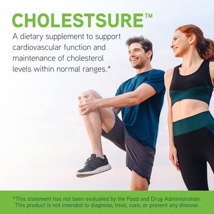 DAVINCI Labs CholestSure Supplement - Supports Cardiovascular Function, Helps Maintain Healthy Cholesterol Levels in a Normal Range* - Gluten-Free - 30-Day Supply - 90 Vegetarian Capsules
