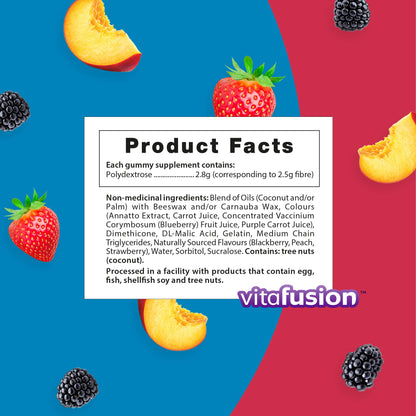 Vitafusion Fibre Well Fiber Supplements | 10g | 90 Gummies