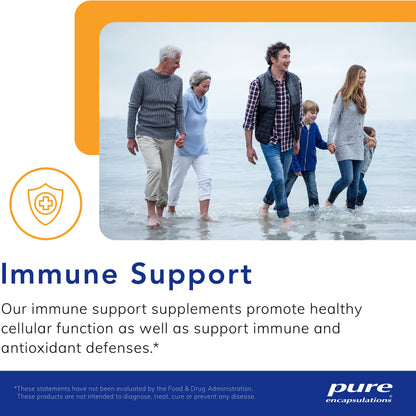 Pure Encapsulations Quercetin - 500 mg - Immune Support, Cellular Health & Heart Health - Antioxidant Supplement - Gluten Free & Non-GMO - 120 Capsules