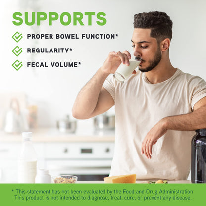 DAVINCI Labs Clearly Fiber - Daily Fiber Powder for Digestion Support & GLP-1 Production* - Tasteless Drink Mix - Fiber Supplement for Men & Women - Vegetarian, Gluten-Free - 30 Servings (176 g)