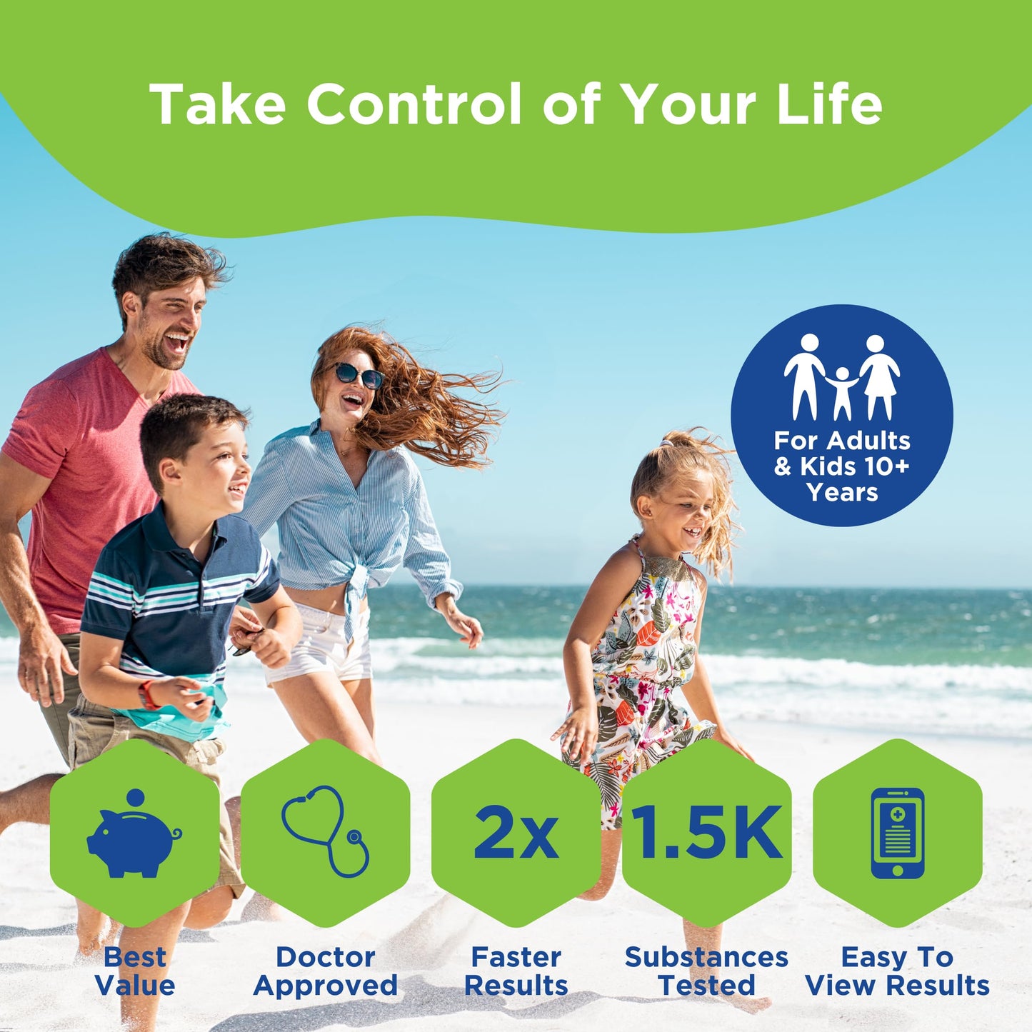 UCARI Sensitivity Test for Humans | Screens for 1500+ Intolerances | Food & Nutritional Analysis | Non Invasive Home Test Hair Sample Method | Results in 48 Hours | Adults & Kids