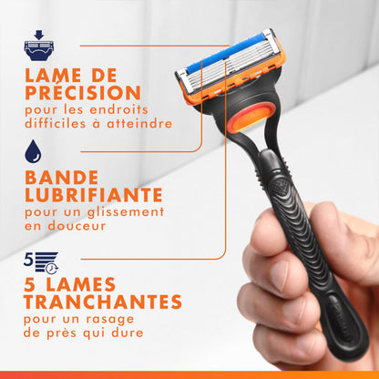 Gillette Fusion5 Men's Razor Blade Refills, 12 Refills