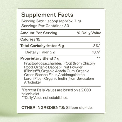 Amy Myers MD Prebiotic Fiber Powder for Gut Support - Perfect Gut Health Powder for Digestive System - Gluten Free, Egg Free, Non GMO, Keto - Mixes Well with Your Morning Coffee, 1 Month Supply