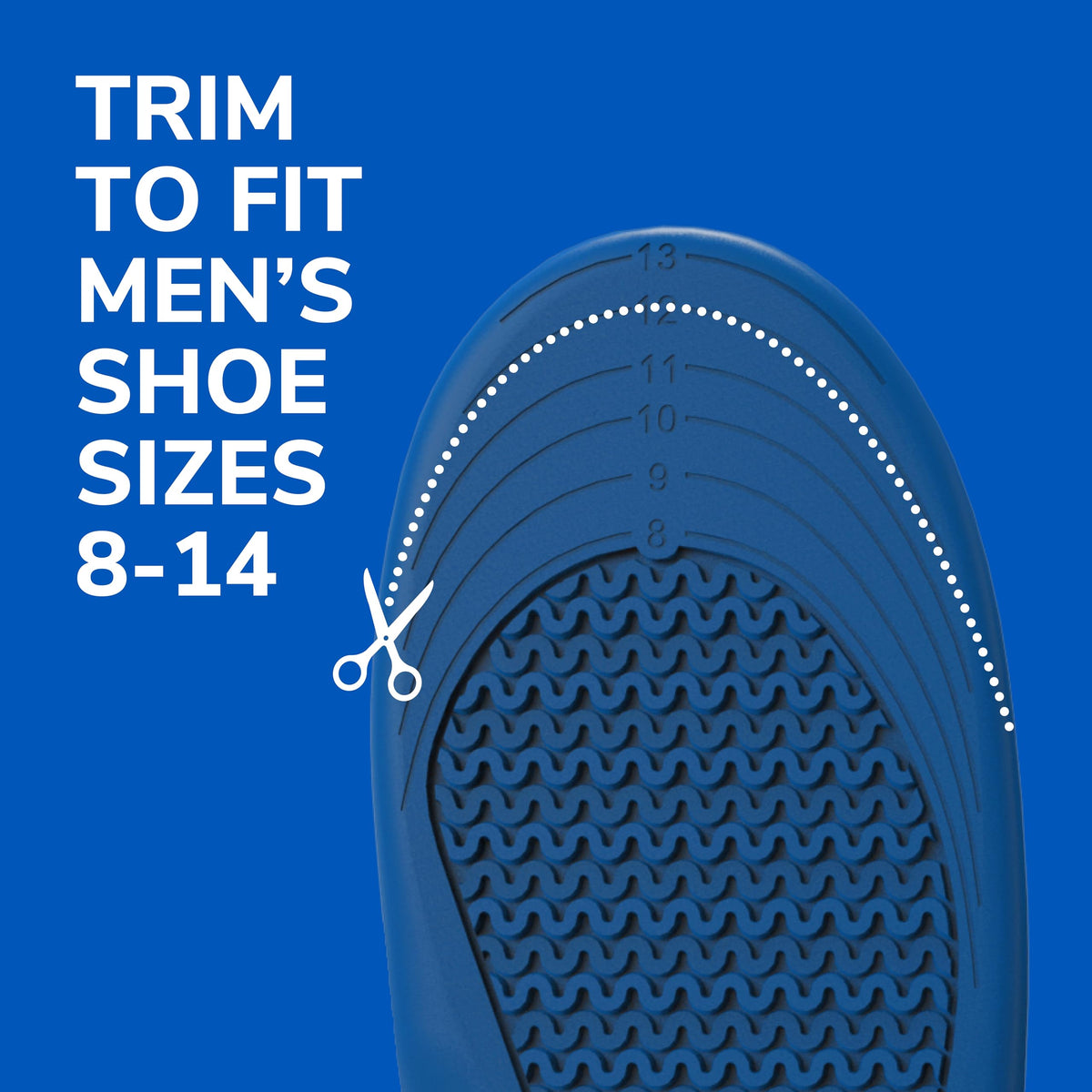 Dr. Scholl’s Comfort and Energy Extra Support Insoles for Men, 1 Pair, Size 8-14