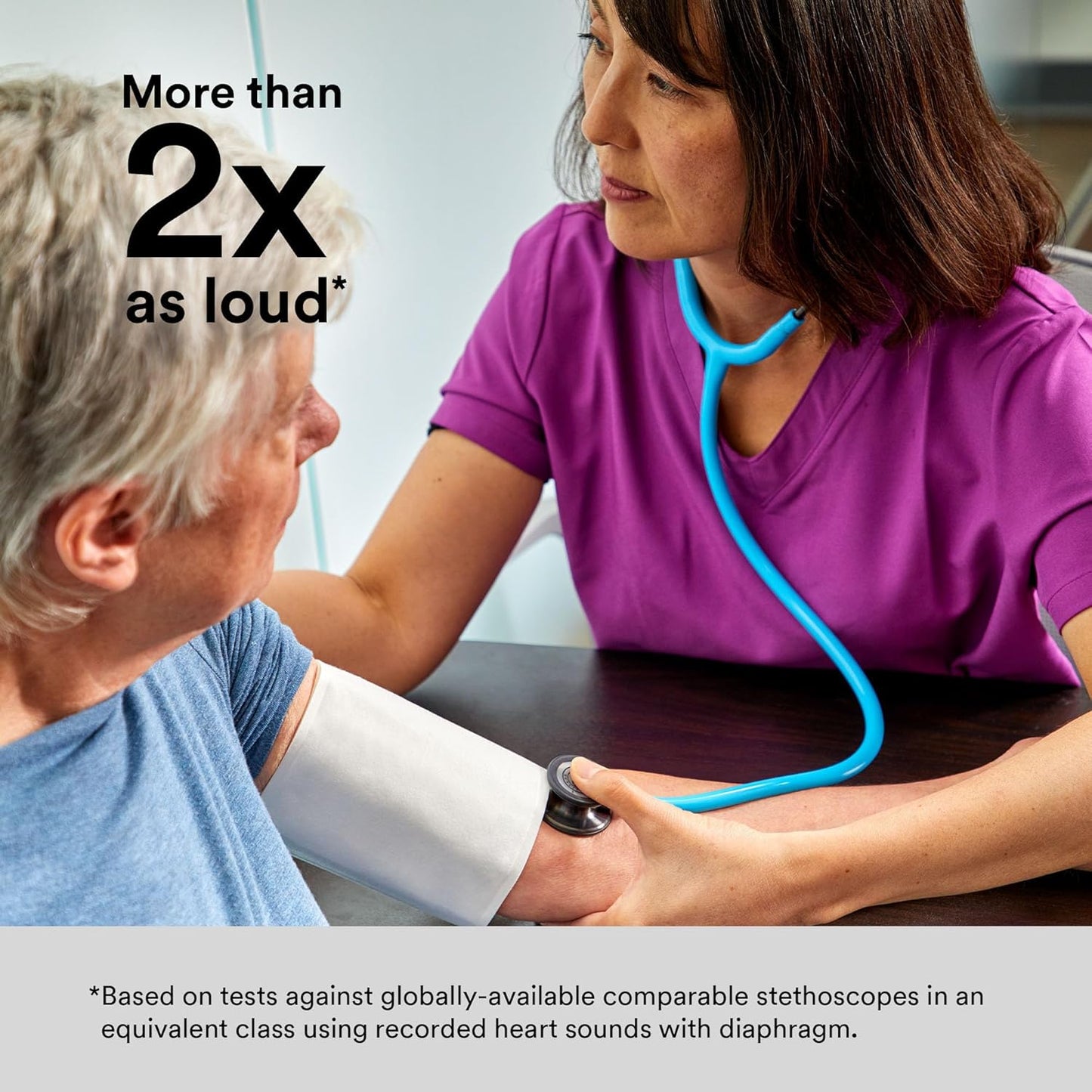 3M Littmann Classic III Monitoring Stethoscope, 5633, More Than 2X as Loud, Weighs Less
