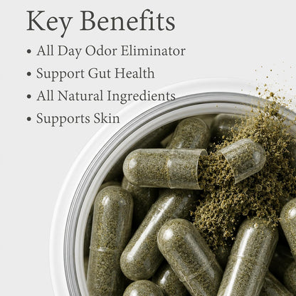 BodyBreeze Internal Deodorant Supplement - 30 Capsules