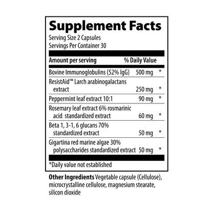 Vibrant Health, Immune Defense, Natural Immune and Digestive Support, 60 Capsules