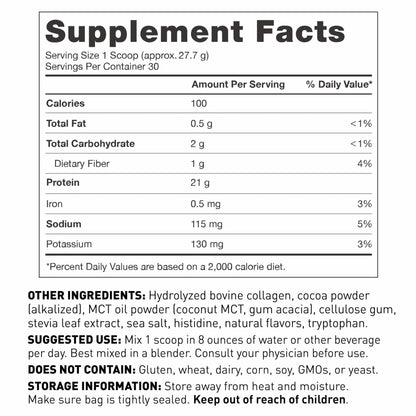 Amy Myers MD Pure Paleo Protein Powder - Clean Grass Fed Pasture Raised Protein - Hormone Free, Non-GMO, Gluten & Dairy Free - Perfect for Keto and Paleo- Mocha Latte - 29.31 oz (831 g)