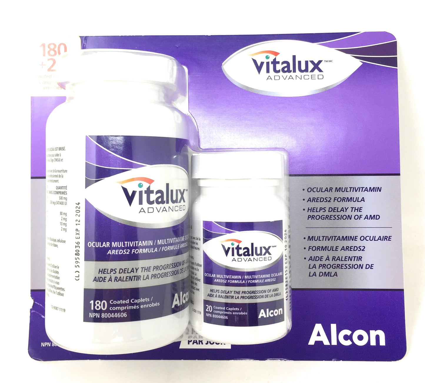 Vitalux Advanced Ocular Multi-Vitamin, 180 +20 caplets