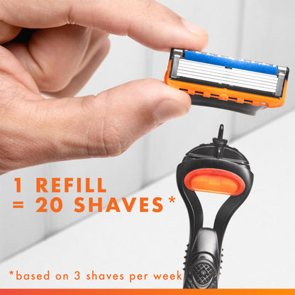 Gillette Fusion5 Men's Razor Blade Refills, 12 Refills