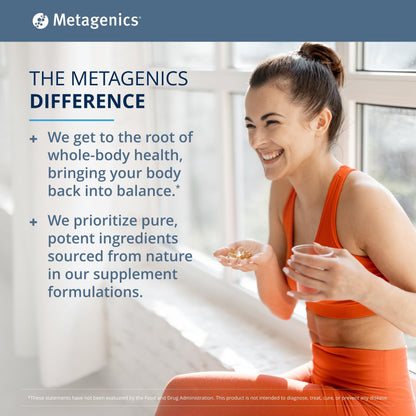Metagenics OmegaGenics Fish Oil EPA-DHA 720 mg - Omega-3 Fish Oil Supplement - High Potency - for Heart Health, Musculoskeletal Health & Immune System Health* - with DHA & EPA - 120 Softgels