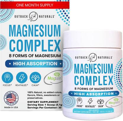 XYMOGEN OptiMag Neuro - Chelated Magnesium Powder - with Magnesium Glycinate & L-Threonate - Support Brain Health & Relaxation - Lemon Lime (60 Servings)