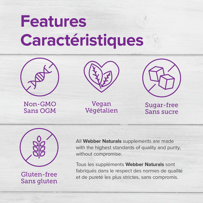 Webber Naturals Berberine, 60 Capsules