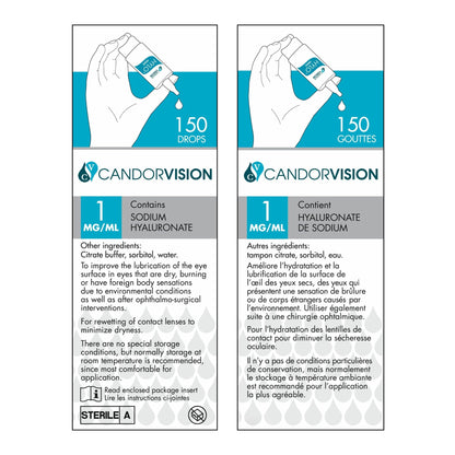 CandorVision HYLO® mini Preservative-Free Eye Drops (150 Drops, 5ml)