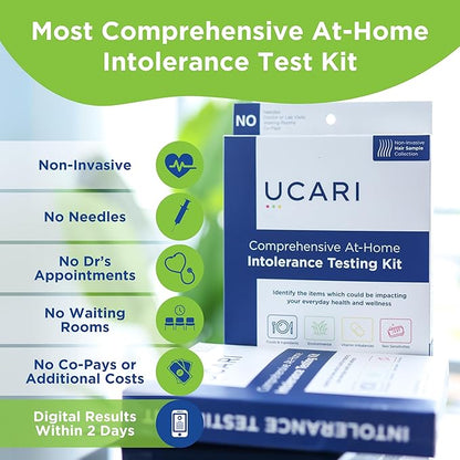 UCARI Sensitivity Test for Humans Non Invasive Home Test Hair Sample Method Results in 48 Hours Adults & Kids