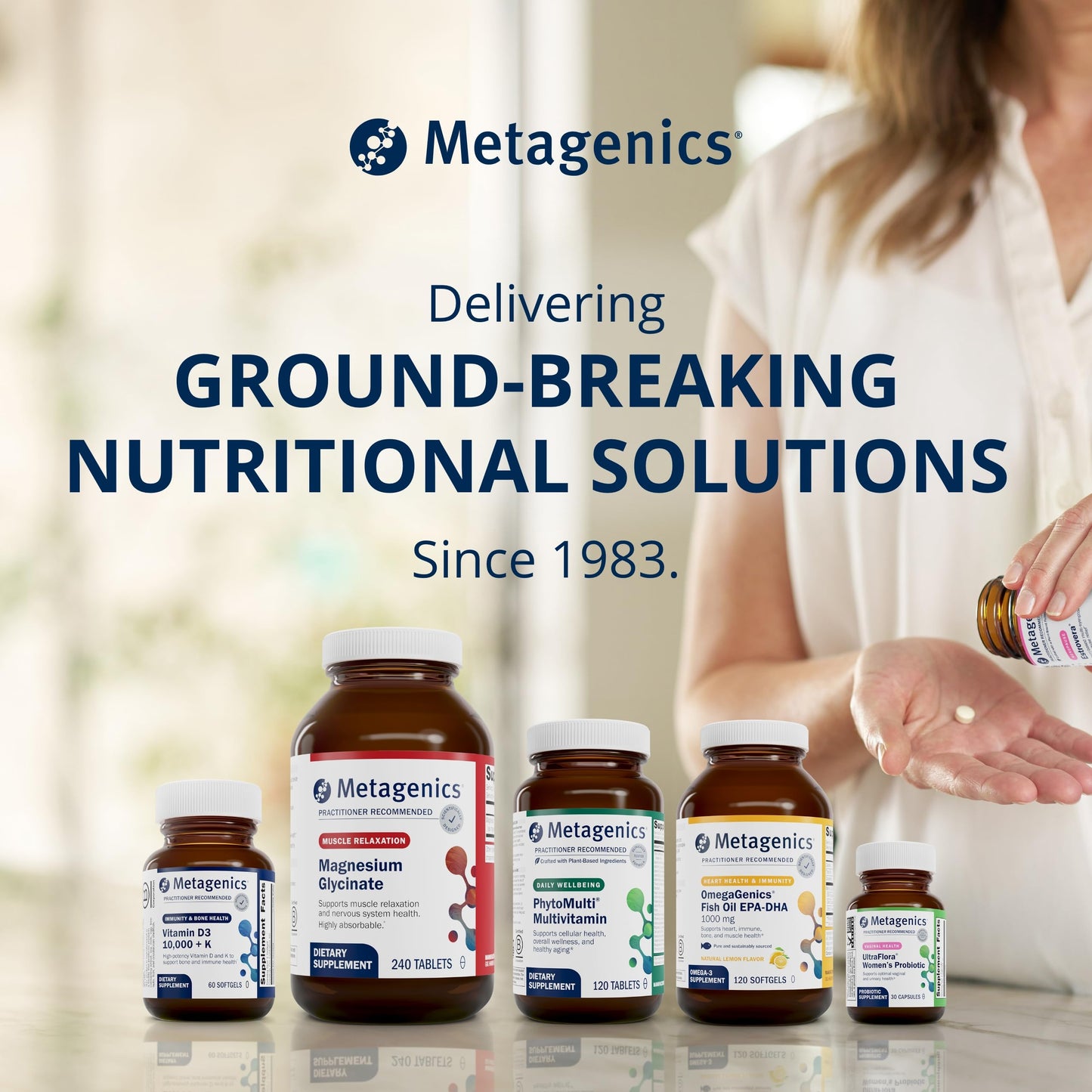 Metagenics PhytoMulti Multivitamin Without Iron - Daily Multivitamin for Overall Health & Aging - 20+ Essential Vitamins & Minerals - with Vitamin B6, Lutein, Zeaxanthin & More - 60 Tablets