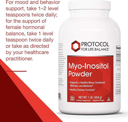 Protocol For Life Balance - Myo-Inositol Powder 1lb. (454 g)