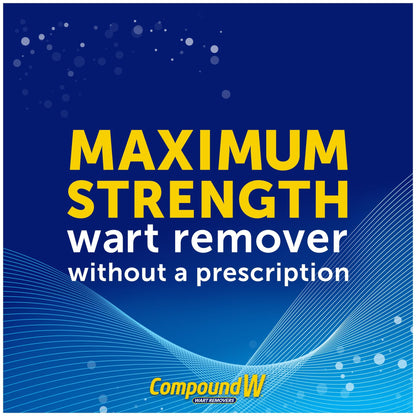 Compound W Wart Remover, One Step Kids Medicated Pads - 16 Count - Salicylic Acid Wart Remover, Maximum Strength