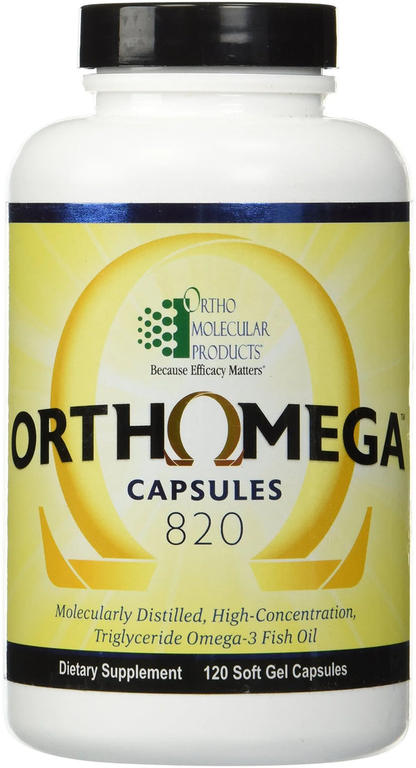 Ortho Molecular Products Orthomega 820-120 Soft Gel Capsules