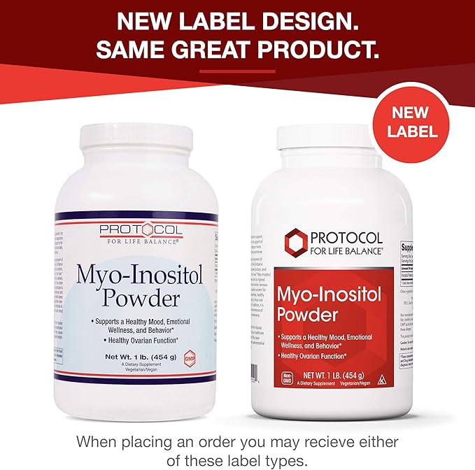 Protocol For Life Balance - Myo-Inositol Powder 1lb. (454 g)