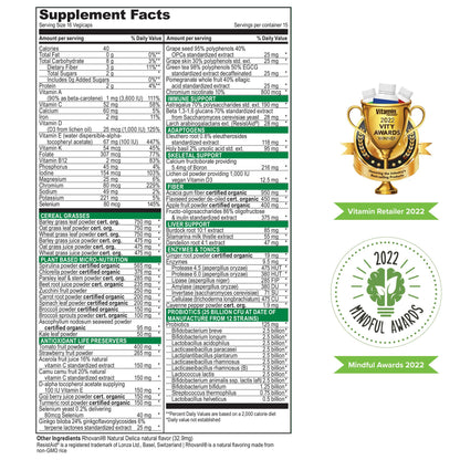 Vibrant Health, Green Vibrance, Vegan Superfood Pills, 240 Count (Pack of 1)