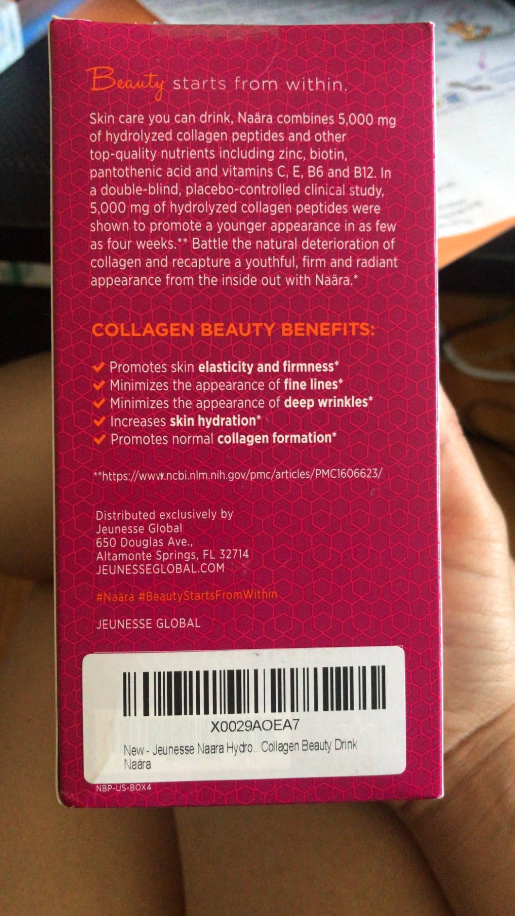 Jeunesse Naara Hydrolised Collagen Beauty Drink Naära