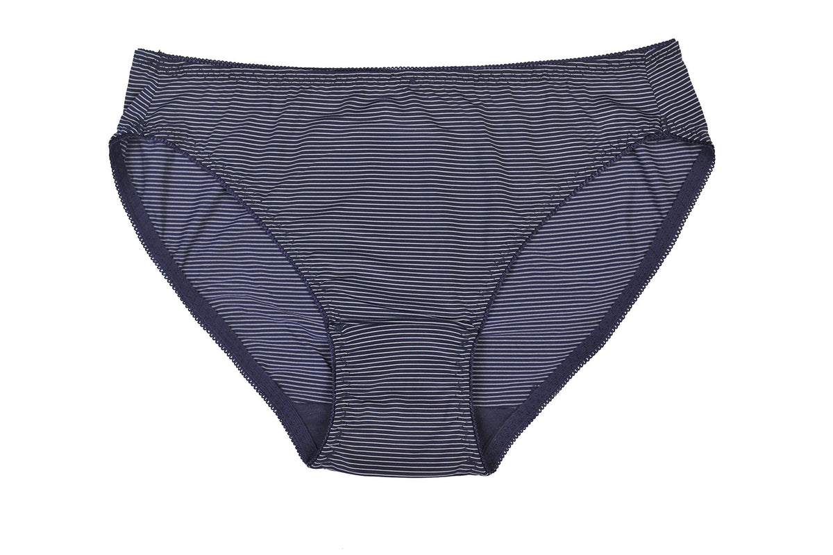 RUFINA 855 - Pack of 4 - Women's Low-Cut Bikini Brief Panties Silky Soft and Comfort Underwear (X-Large)