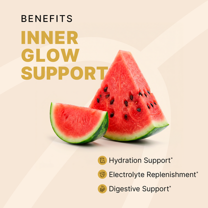 Thryven Hydra Fiber — Electrolyte + Fiber Hydration Powder with Magnesium, Sodium & Potassium* | Feel Hydrated | Electrolytes + Digestive Support | Watermelon Electro Splash | 10 Stick Packs