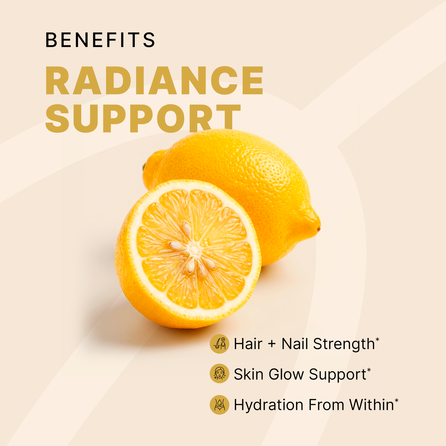 Thryven Radiance — Beauty Collagen Powder with Biotin, Hyaluronic Acid & Vitamin C* | Feel Radiant | Hair + Nail Strength + Hydration | Pink Lemonade | 10 Stick Packs