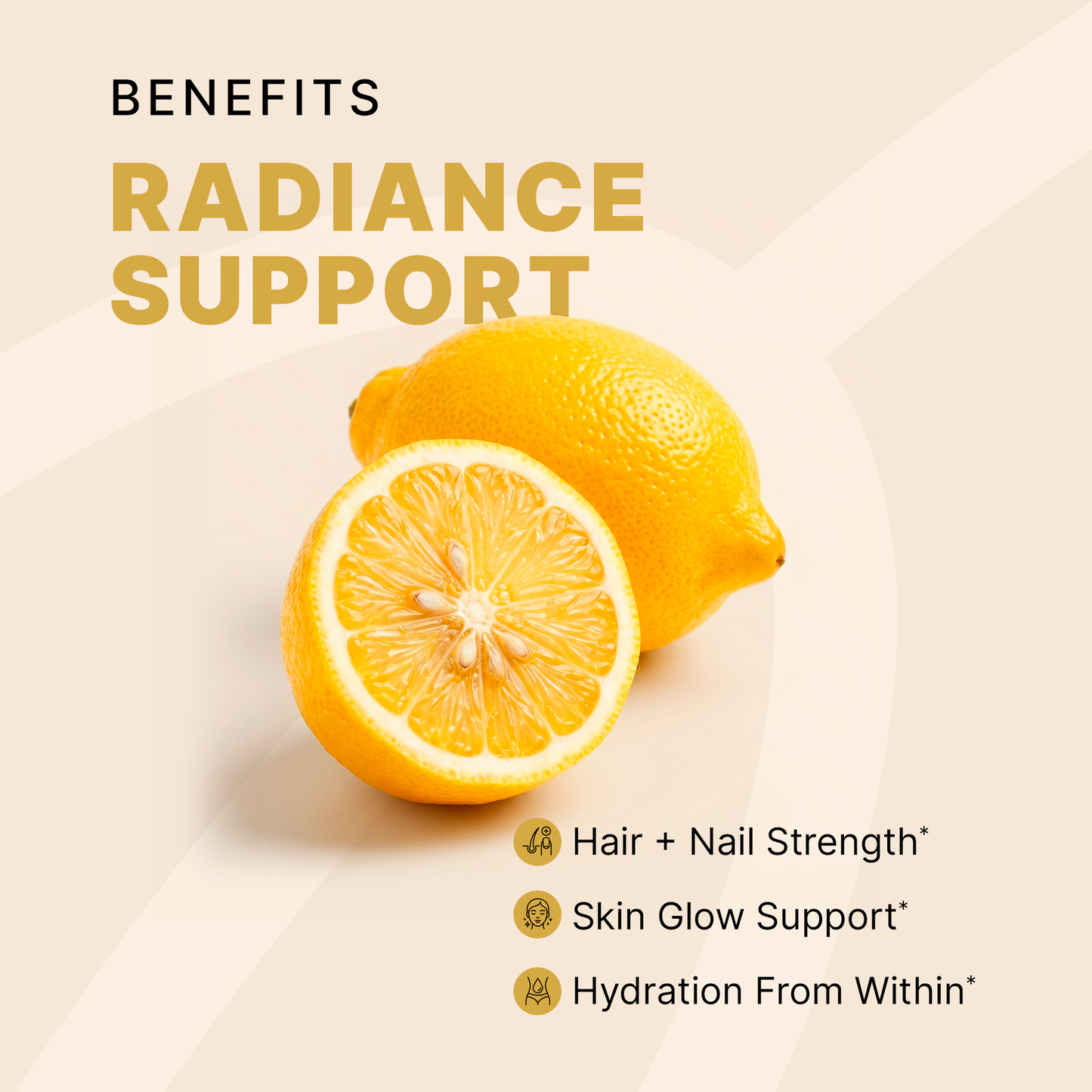 Thryven Radiance — Beauty Collagen Powder with Biotin, Hyaluronic Acid & Vitamin C* | Feel Radiant | Hair + Nail Strength + Hydration | Pink Lemonade | 10 Stick Packs