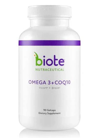 Biote Nutraceuticals - OMEGA 3 + CoQ10 - 90 gel caps
